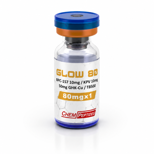 Glow 80mg peptide blend research vial — Chempeptides