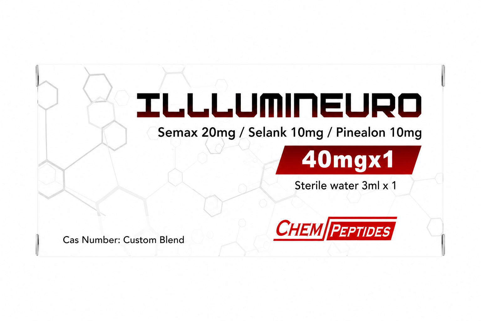 Illumineuro nootropic peptide stack box — Chempeptides