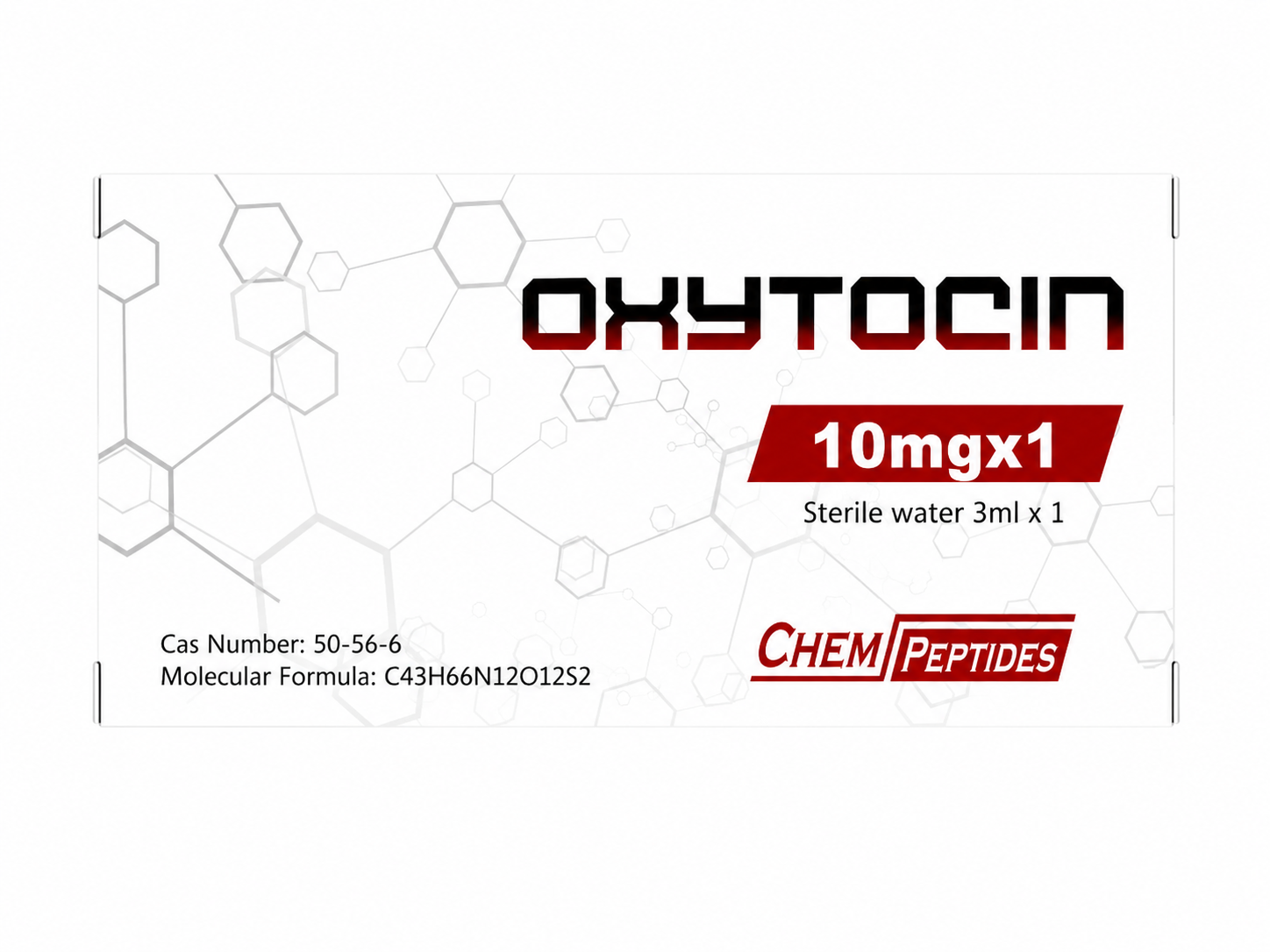 Oxytocin 10mg research peptide box — Chempeptides