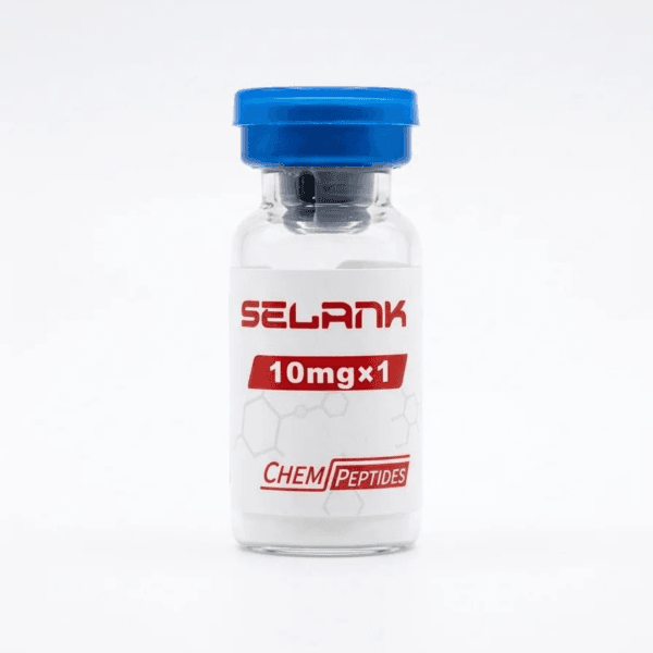 Selank 10 mg vial, onderzoekspeptide van Chempeptides